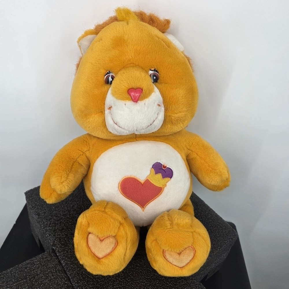 JUMBO 20” Care Bear Cousins BRAVE HEART LION Plush 2003 Rare
